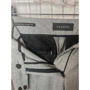 Talbots Womens Pants 2 High Rise Straight Leg